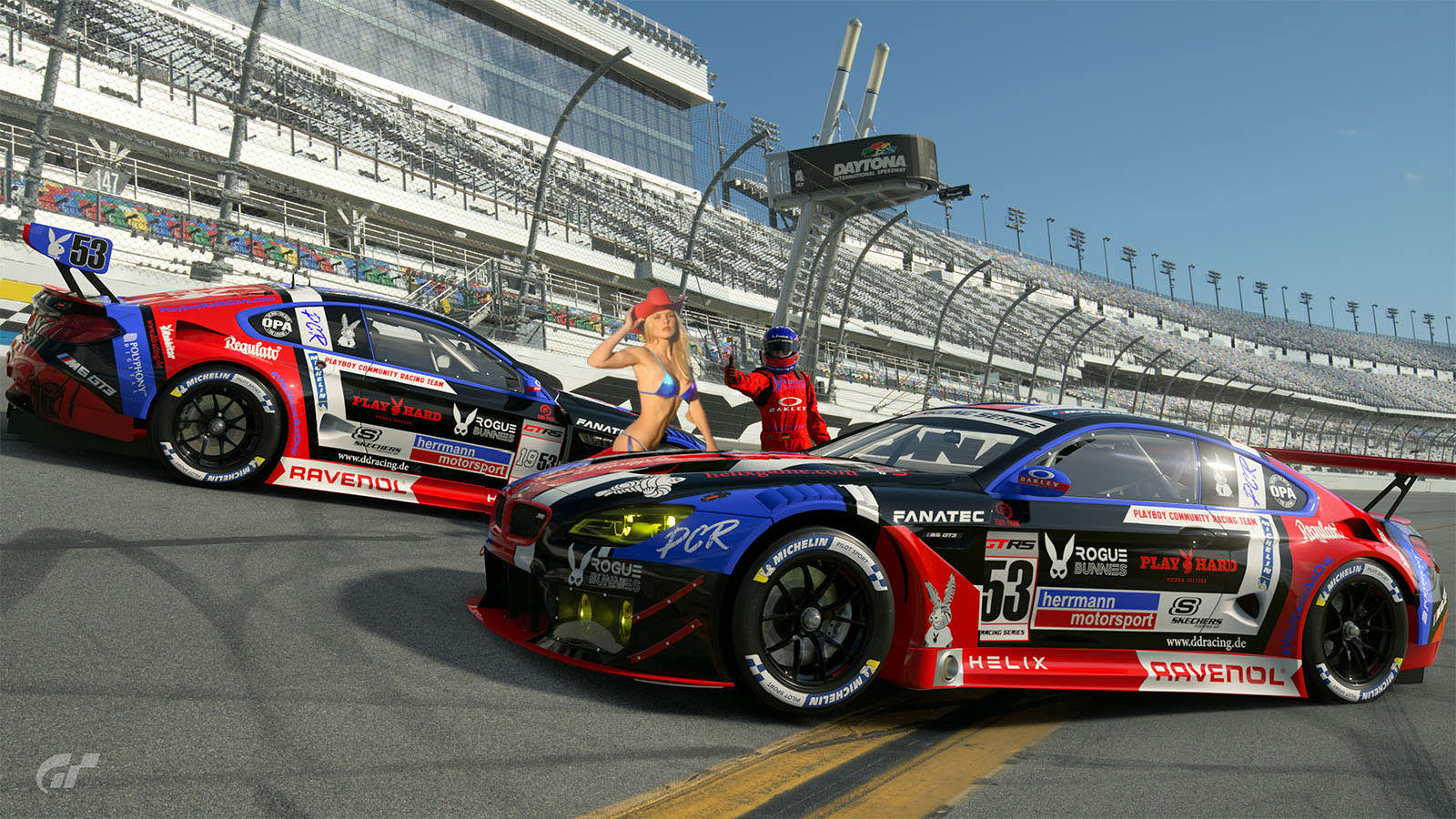 PCR – Playboy Community Racing Team Takes on the 500-Mile Race at Daytona with Two BMW M6 GT3s in the GTRS Series